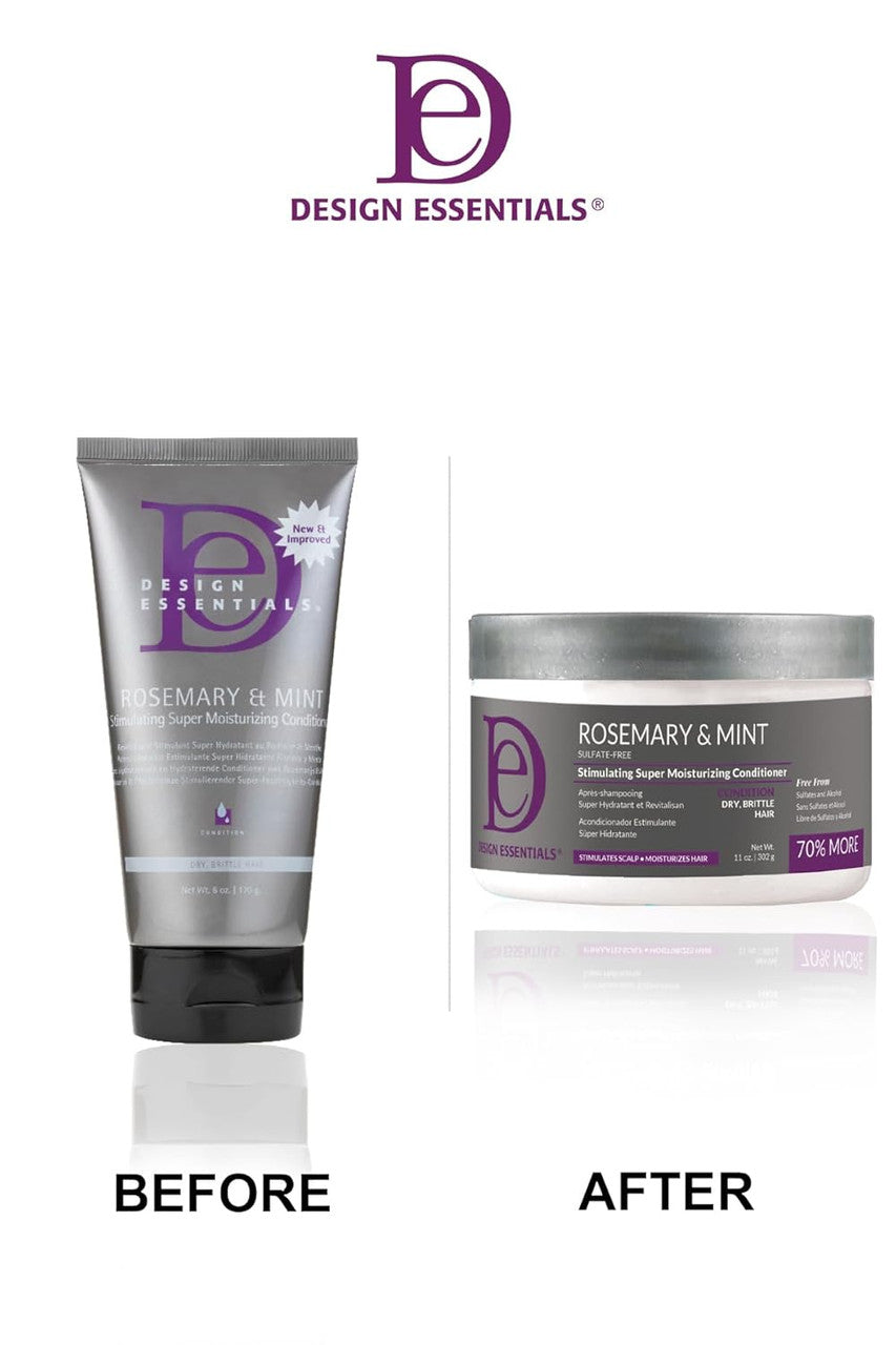Design Essentials Rosemary & Mint Stimulating Super Moisturizing Conditioner (11 oz)