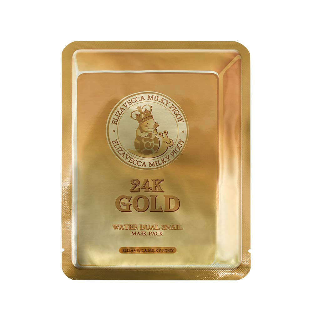 Elizavecca 24k Gold Water Dual Snail Mask Pack (1Sheets)