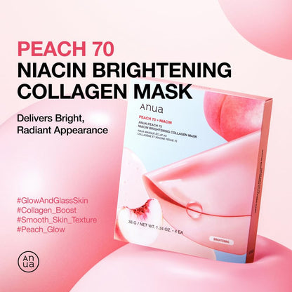 Anua Peach 70 Niacin Brightening Collagen Mask (1 sheet)
