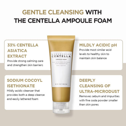 [SKIN1004] Madagascar Centella Ampoule Foam Cleanser