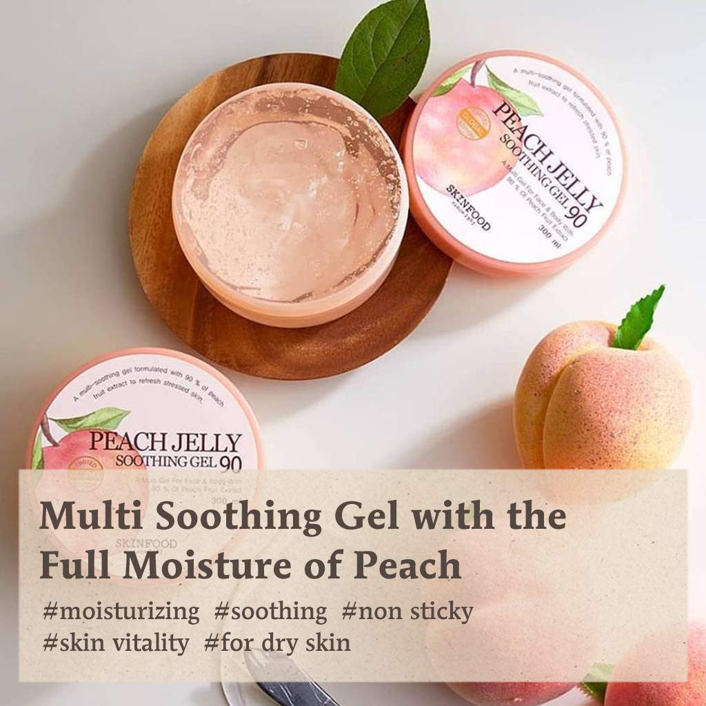 [SKINFOOD] Peach Jelly Soothing Gel  90 (10.14 oz)