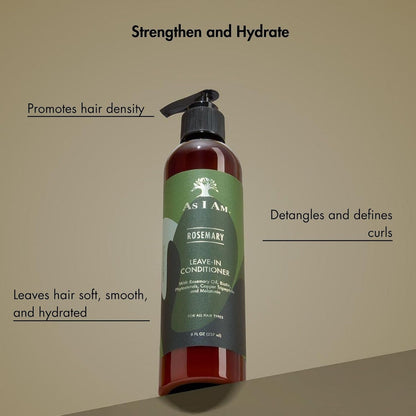 As I Am Rosemary Leave-In Conditioner (8oz)