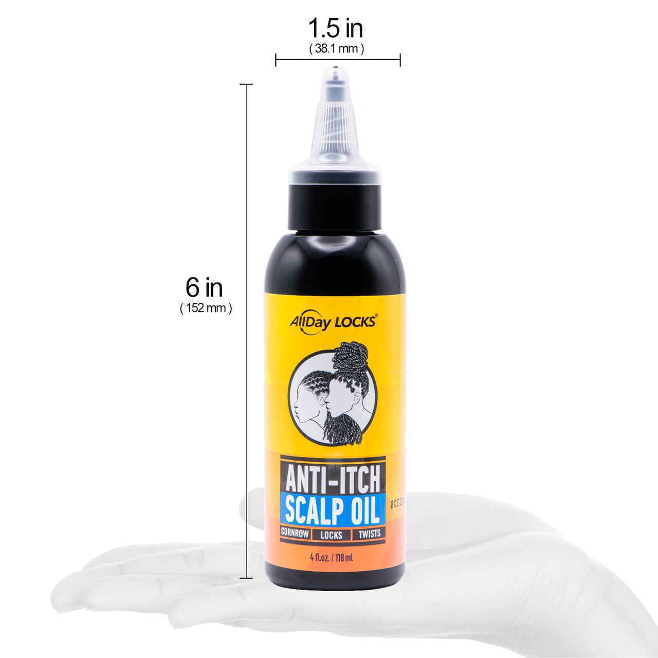 AllDay Locks Anti-Itch Scalp Oil (4 oz)