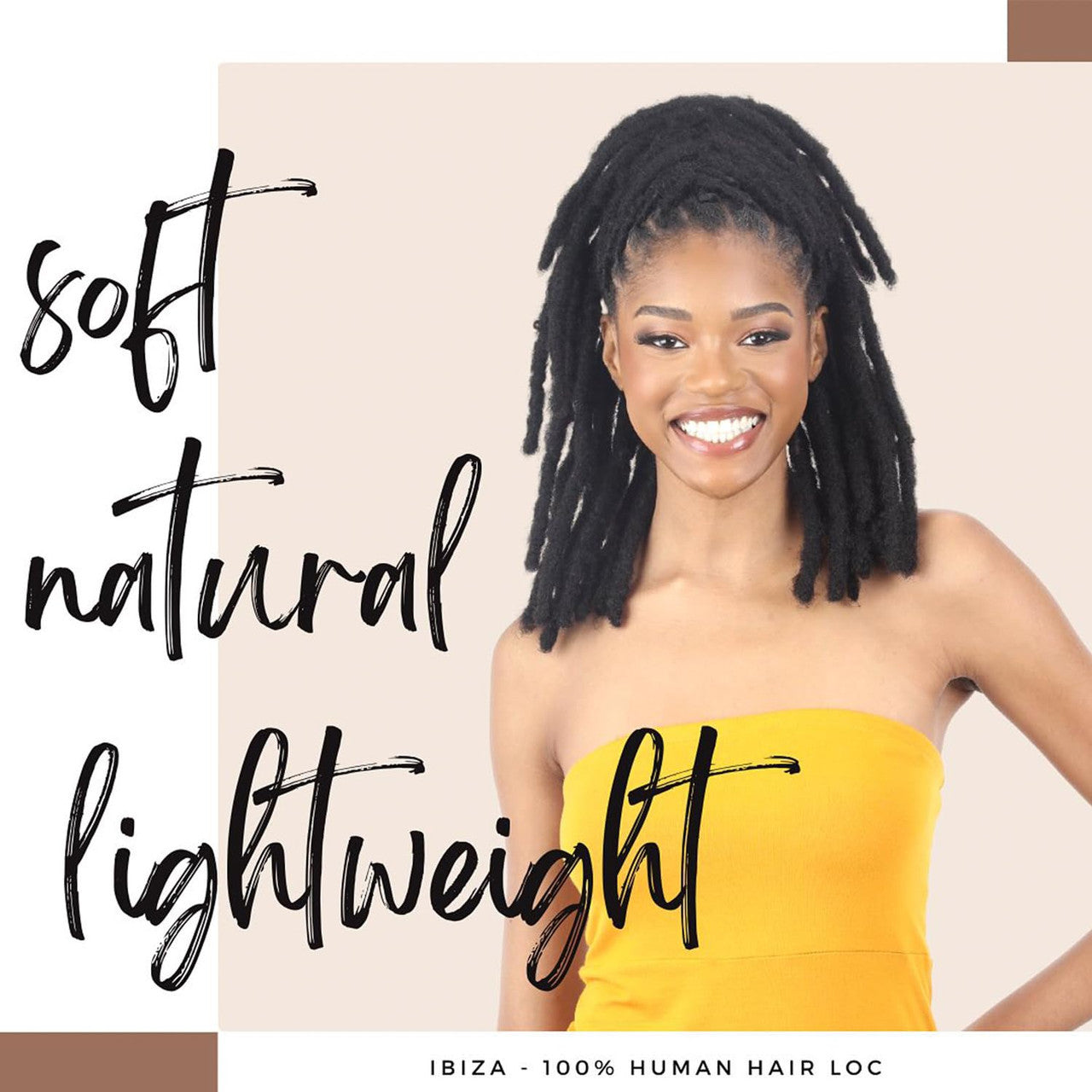 IBIZA 100% Natural Virgin Human Hair Loc (8"- 14")