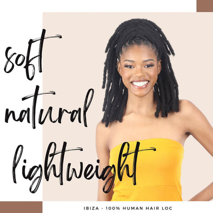 IBIZA 100% Natural Virgin Human Hair Loc (8"- 14")