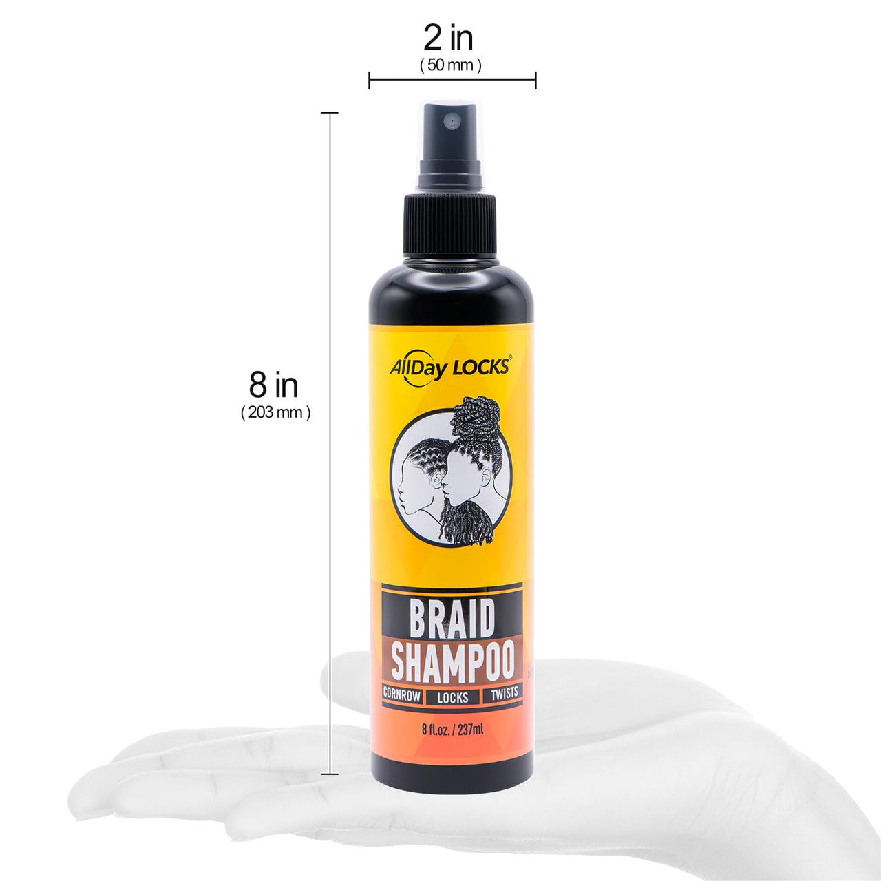 AllDay Locks Braid Shampoo (8 oz)