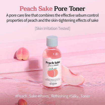 [SKINFOOD] Peach Sake Facial Toner (5.41oz)