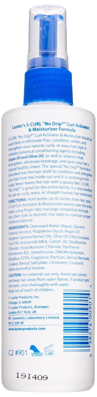 Luster's S-Curl Activator, Moisturizer No Drip (8oz)