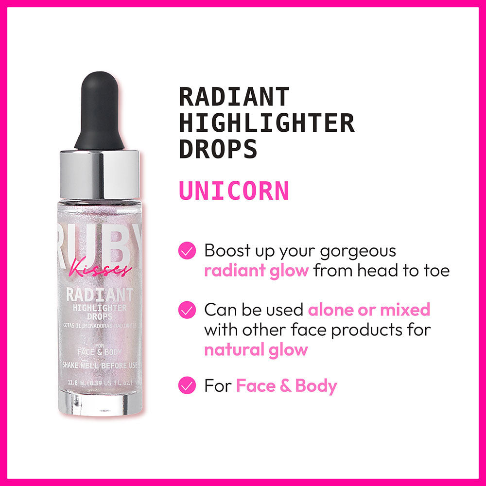 Ruby Kisses Radiant Highlighter Drops