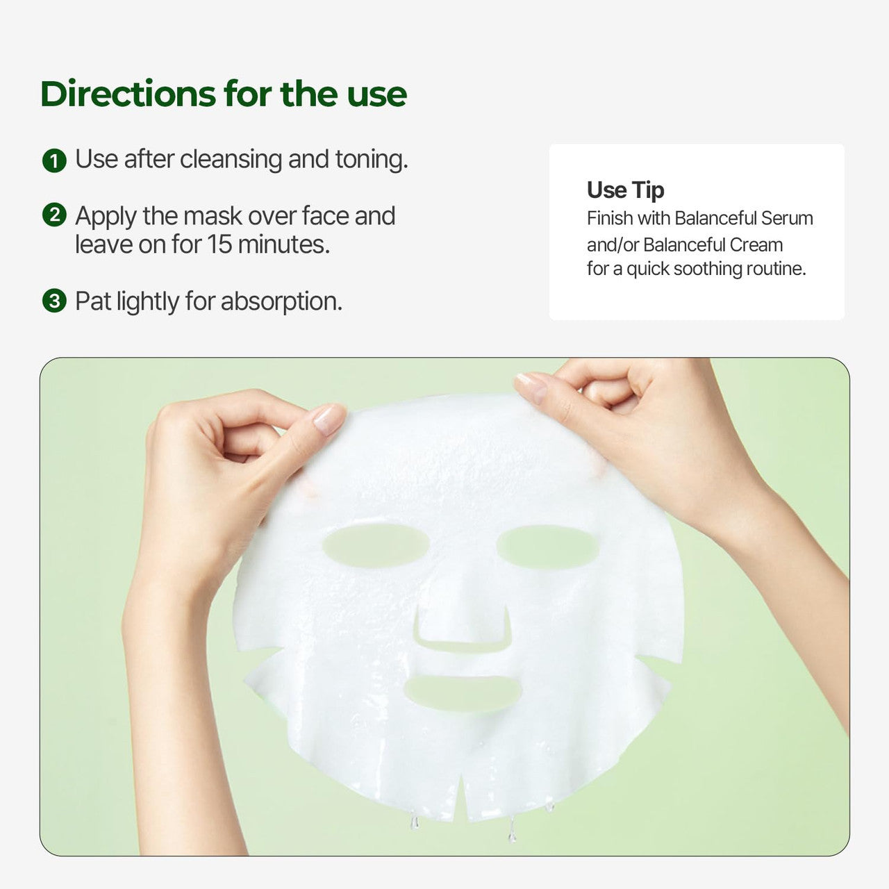 TORRIDEN Balanceful Cica Face Mask (1 Sheet)