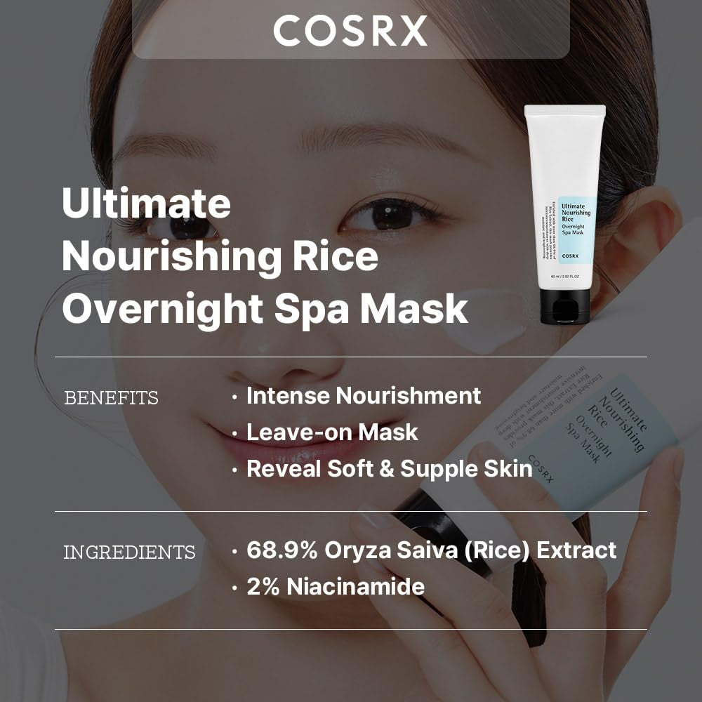 COSRX Ultimate Nourishing Rice Overnight Mask (2.02oz)