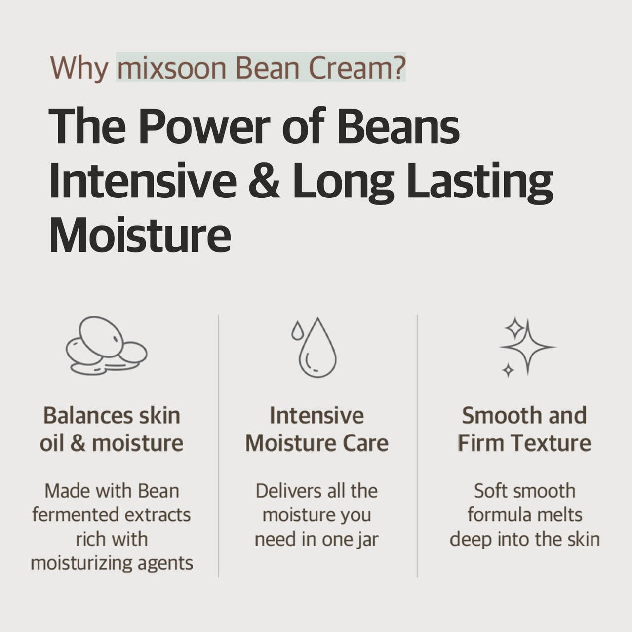 [MIXSOON] Bean Cream (1.69 oz)