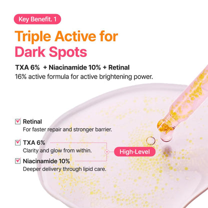 PURITO TXA 6 Niacinamide 10 Retinal Serum (1.01oz)