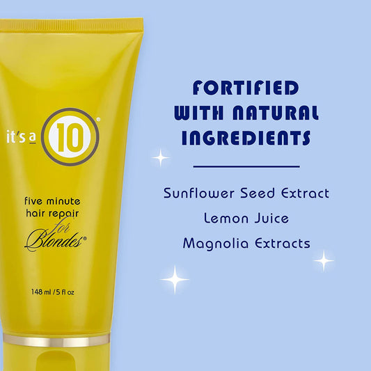 It's a 10 Haircare Five Minute Hair Repair for Blondes