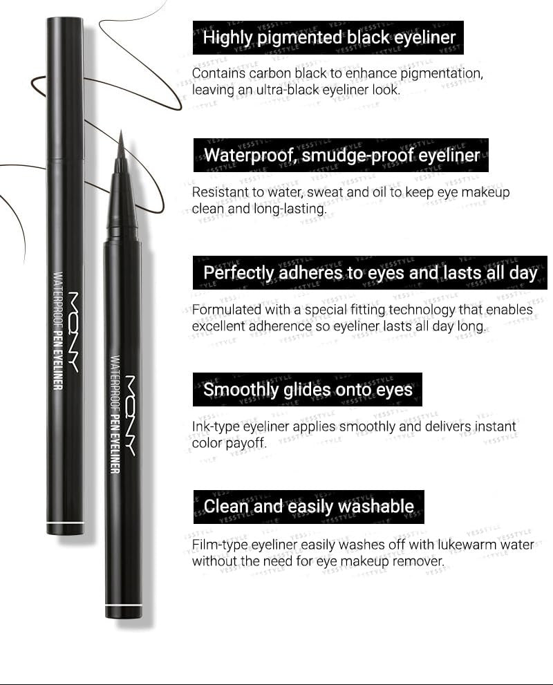 MACQUEEN MQNY Waterproof Pen Eyeliner (3 Colors)