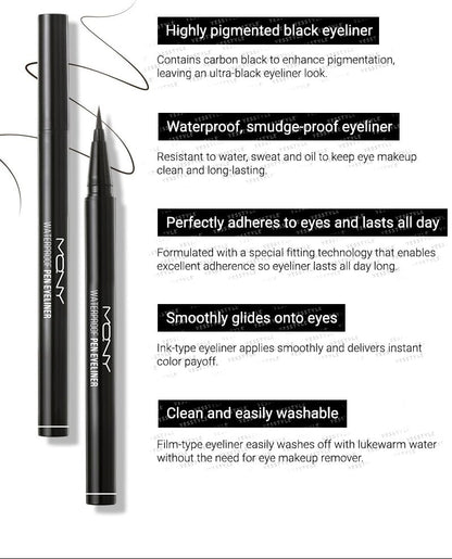MACQUEEN MQNY Waterproof Pen Eyeliner (3 Colors)