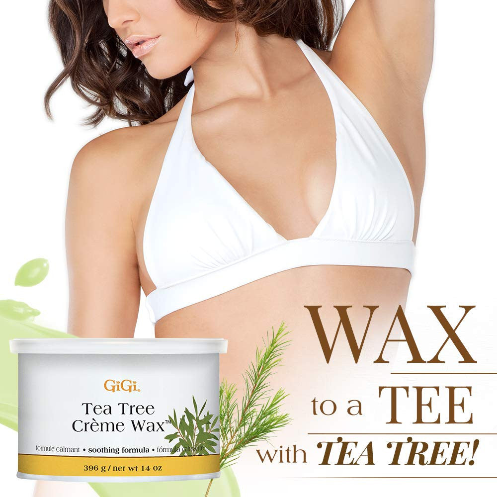 GiGi Tea Tree Creme Hair Removal Soft Wax