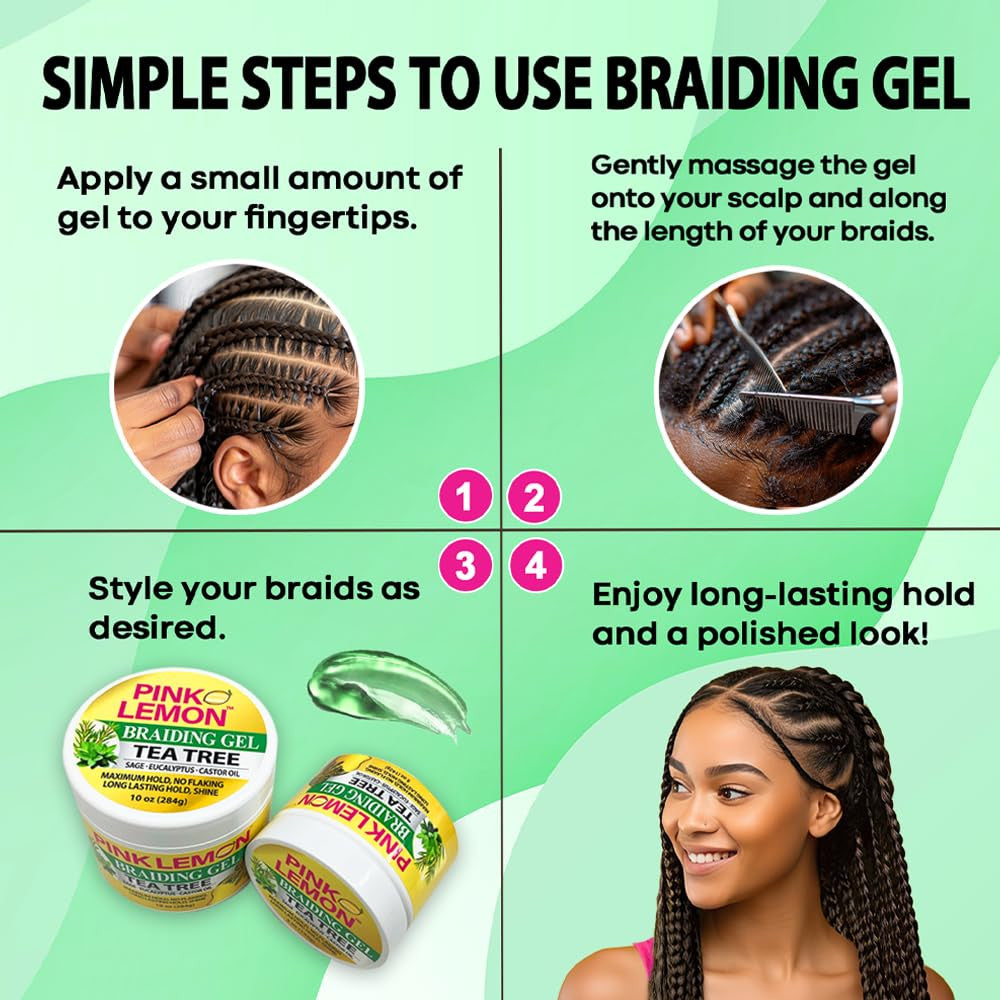 PINK LEMON Braiding Gel