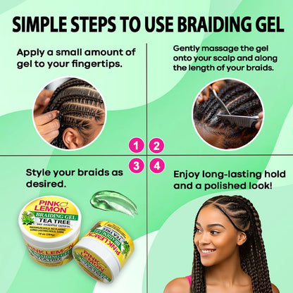 PINK LEMON Braiding Gel