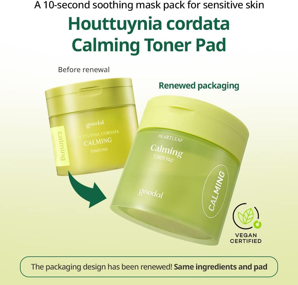 [GOODAL] Heart Leaf Calming Toner Pad (70 Pads)