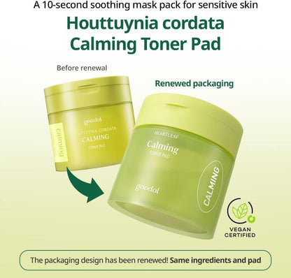 [GOODAL] Heart Leaf Calming Toner Pad (70 Pads)
