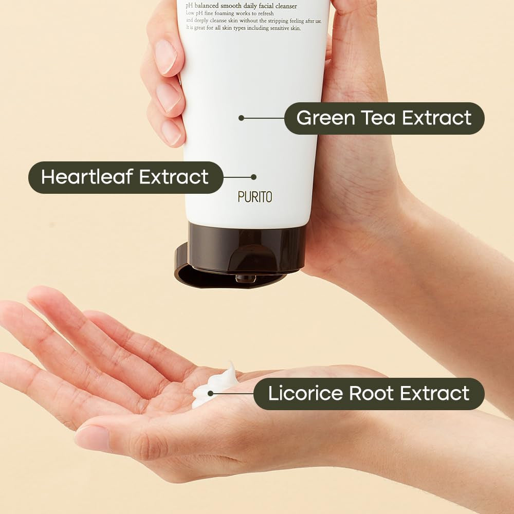 PURITO From Green Deep Foaming Cleanser (5.07oz)