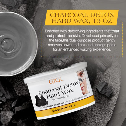 GiGi Charcoal Detox Facial Wax (13oz)