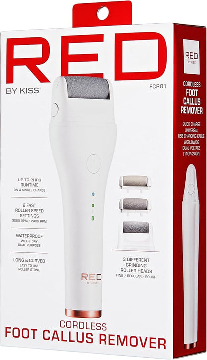 RED Cordless Foot Callus Remover