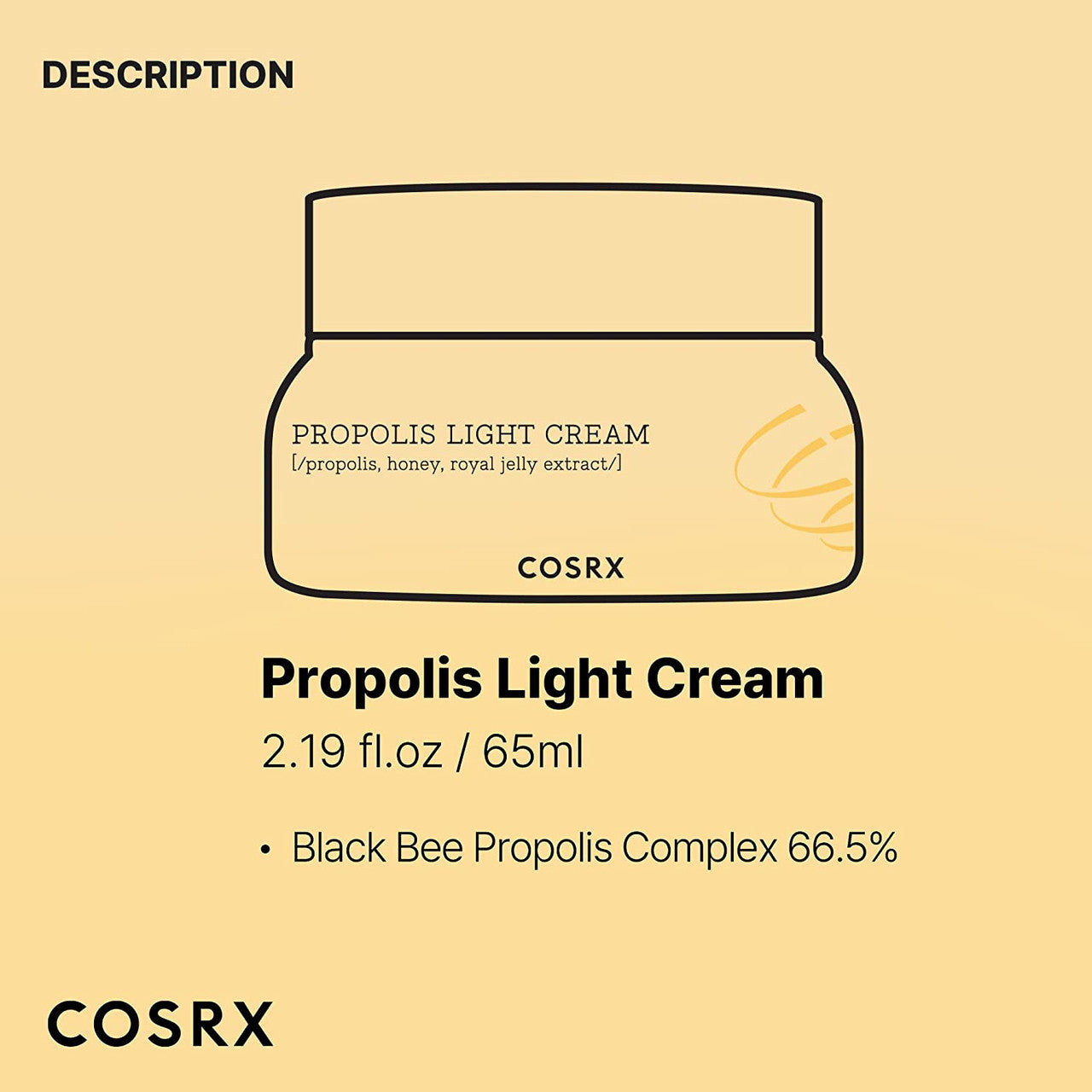 COSRX Propolis Light Cream (2.19 oz)