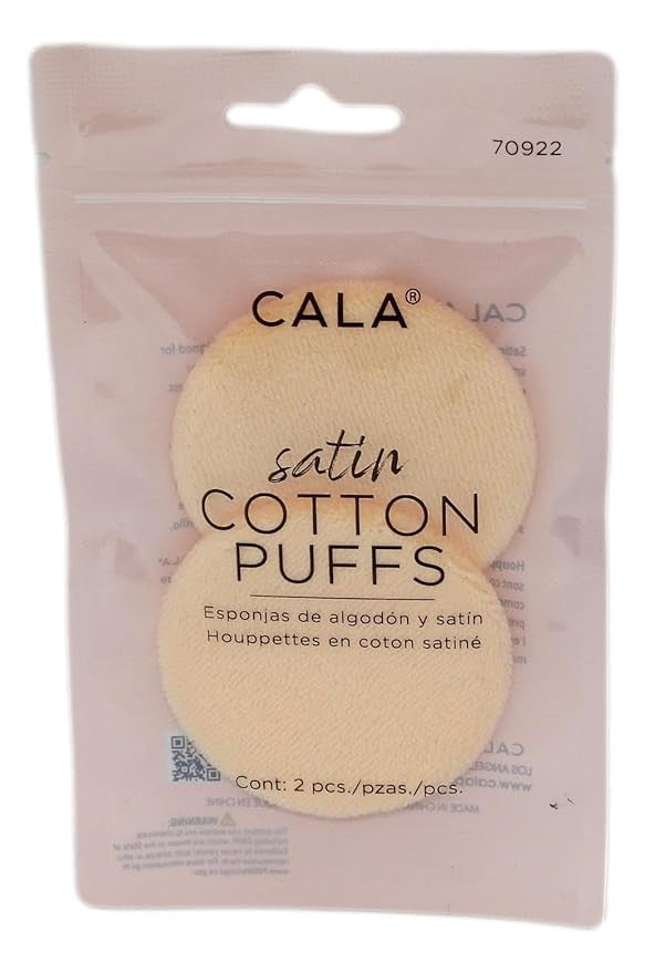 CALA Satin Cotton Puff (2pcs/pk)