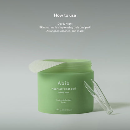 [Abib] Heartleaf Spot Pad Calming Touch (80 Pads)