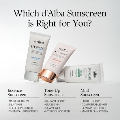 DALBA Piedmont White Truffle Waterfull Essence Sunscreen SPF 50+ (1.69oz)