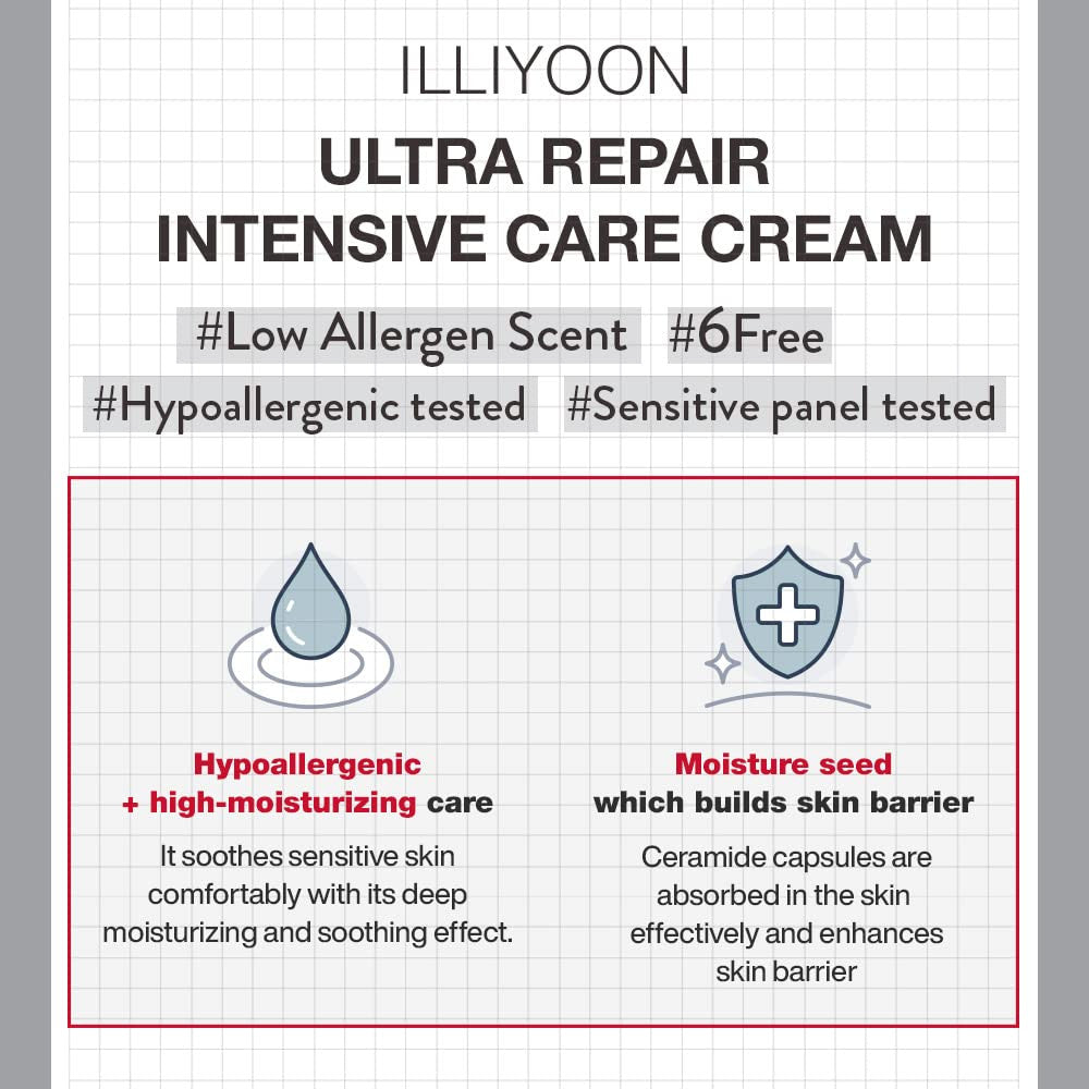 ILLIYOON Ultra Repair Intensive Care Cream (6.8 oz)