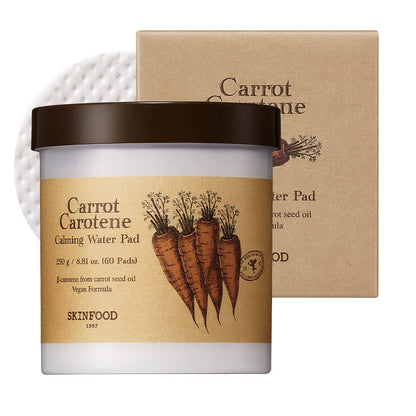 [SKINFOOD] Carrot Carotene Calming Water Pad (60 Pads)