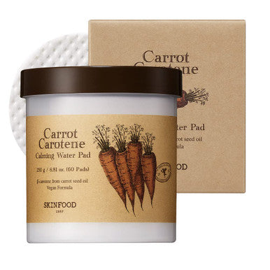 [SKINFOOD] Carrot Carotene Calming Water Pad (60 Pads)
