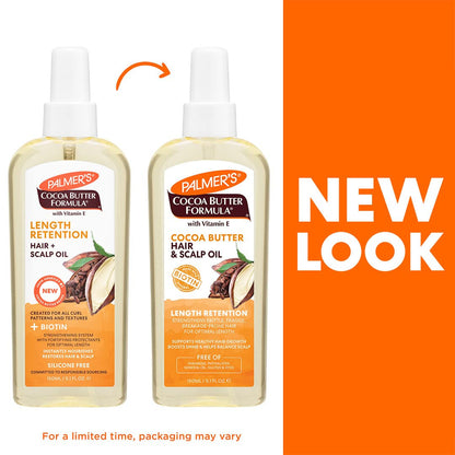 Palmers Cocoa Butter & Biotin Length Retention Hair and Scalp Oil (5.1 oz)