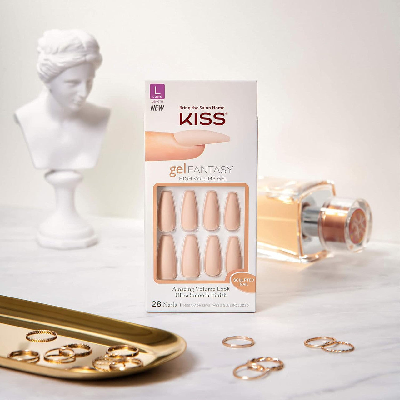 KISS Gel Fantasy Sculpted Gel Nails - 4 THE CAUSE