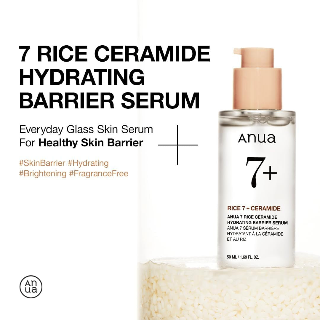 Anua 7 Rice Ceramide Hydrating Barrier Serum (1.69oz)