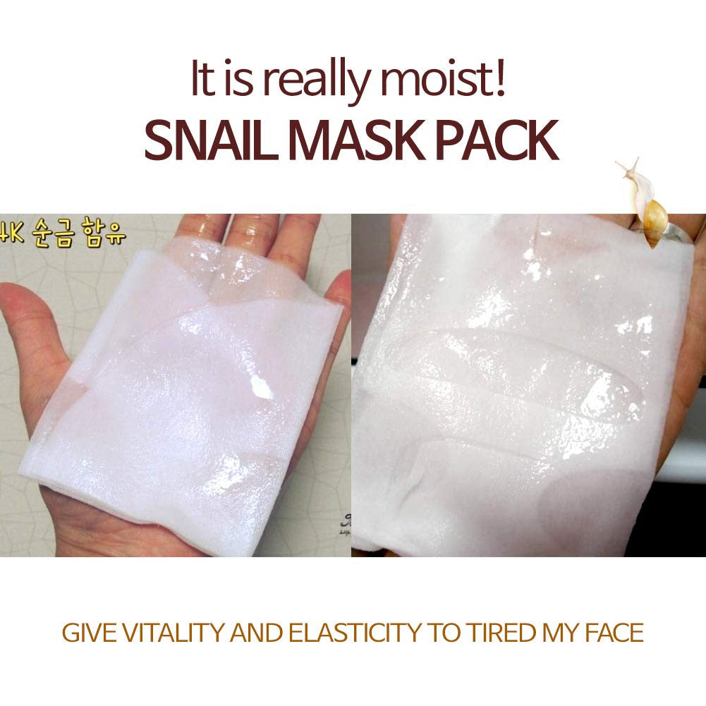 Elizavecca 24k Gold Water Dual Snail Mask Pack (1Sheets)