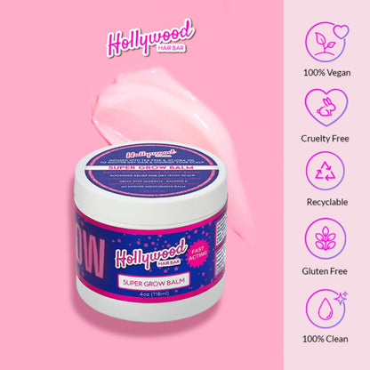 Hollywood Hair Bar Super Grow Scalp Balm (4oz)