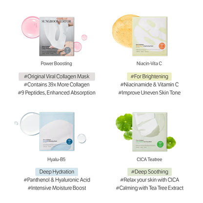 SUNGBOON Deep Collagen CICA Tea Tree Soothing Mask (1Sheet)
