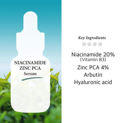 Cos De BAHA NZ Niacinamide 20 Zinc PCA 4 Serum (1oz)