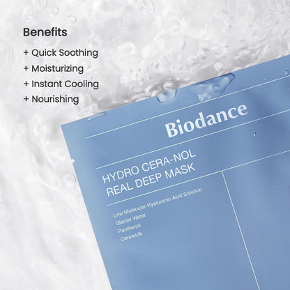 BIODANCE  Cera-nol Real Deep Overnight Hydrogel Mask (1 Sheet)