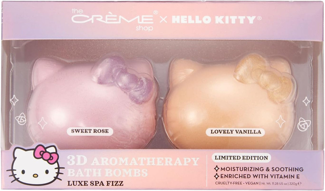 THE CREME SHOP X Hello Kitty 3D Aromatherapy Bath Bomb Duo