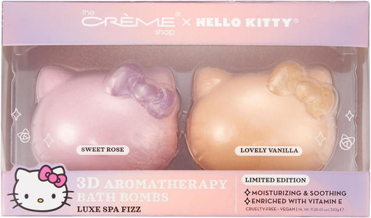 THE CREME SHOP X Hello Kitty 3D Aromatherapy Bath Bomb Duo