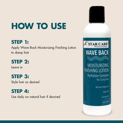 STAR CARE Wave Back Moisturizing Finishing Lotion (8oz)