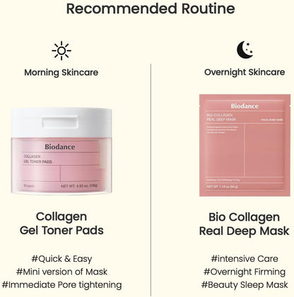 BIODANCE Collagen Gel Toner Pads (60 Pads)