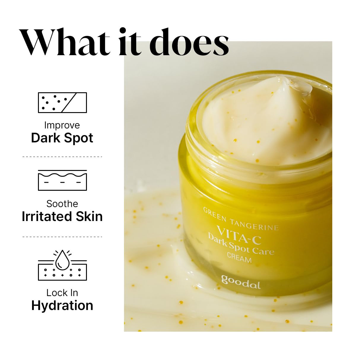 GOODAL Green Tangerine Vitamin C Dark Spot Care Cream (1.7oz)