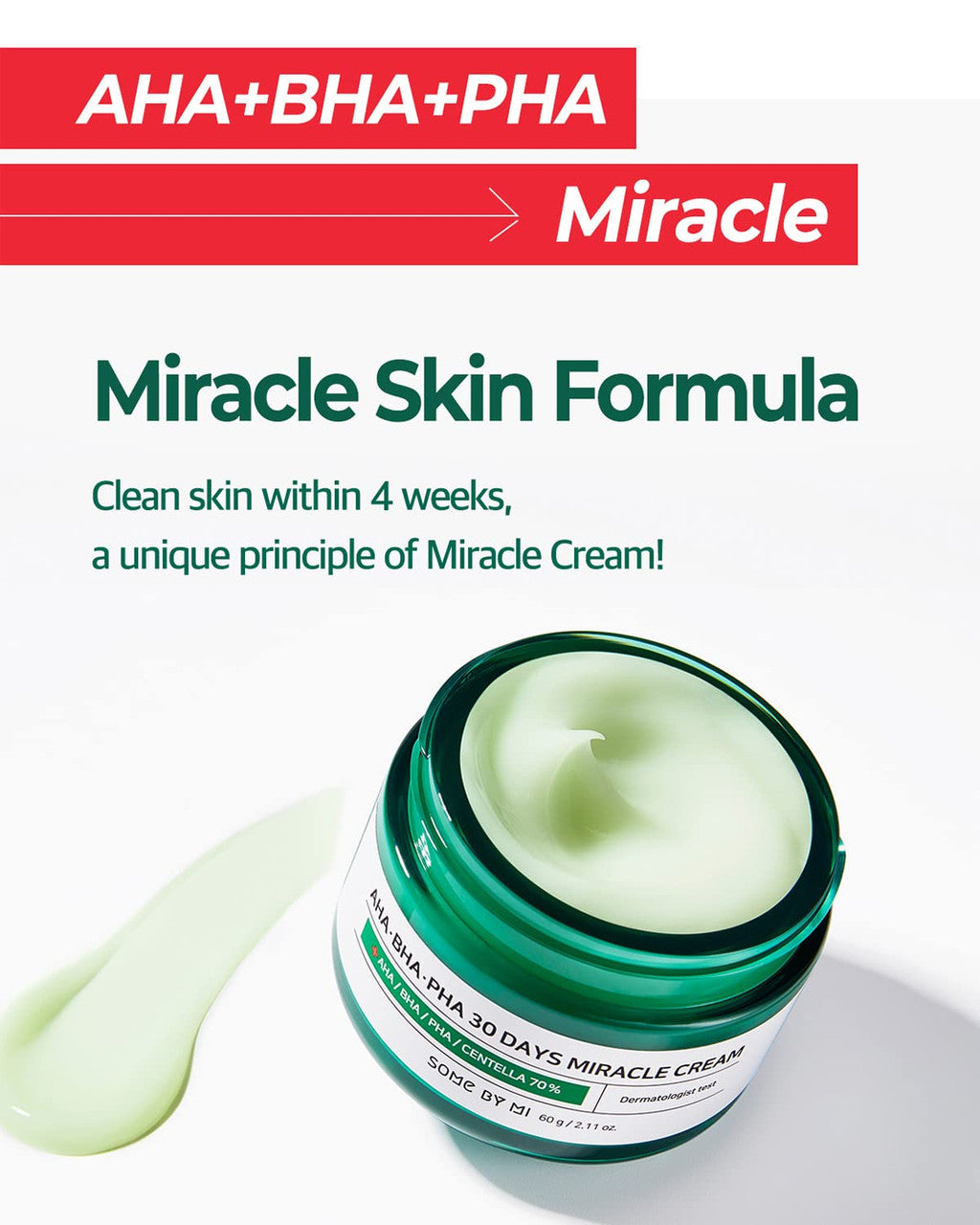 SOME BY MI AHA. BHA. PHA 30 Days Miracle Cream (2.02 oz)