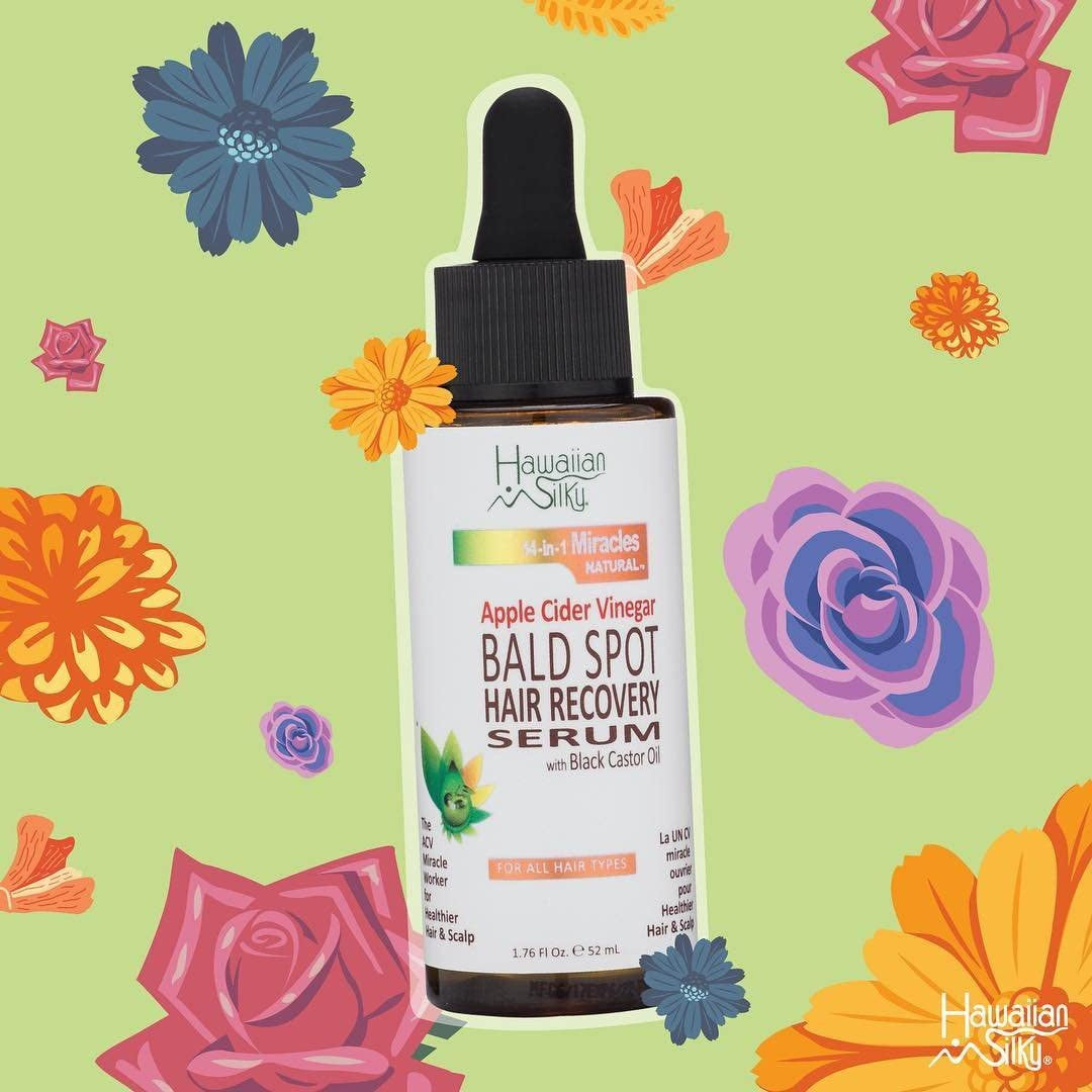 Hawaiian Silky 14 In 1 Miracles Apple Cider Vinegar  Bald Spot Hair Recovery Serum (1.76 oz)